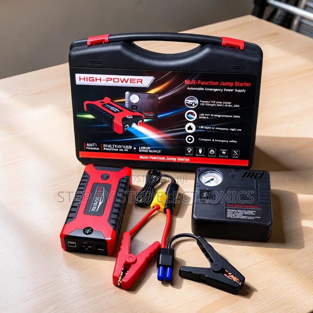 Trade Discounts 12V 99800mAh Car Jump Starter With Air Compressor