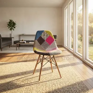 Dining Chairs; Multi Colored Eames Home Chairs