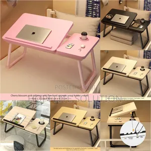 Adjustable Tilting Laptop Folding Table Stand Desk Bed Table
