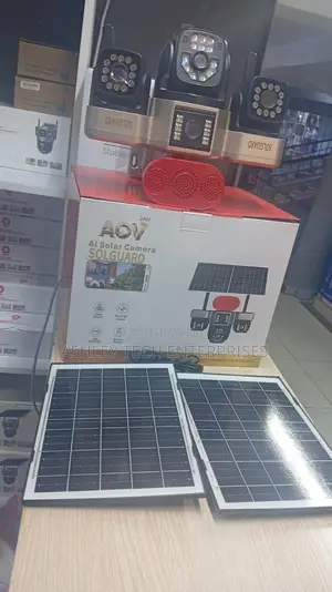 New AOV SOLGUARD 4-Lens 4G Solar PTZ CCTV – Advanced Security