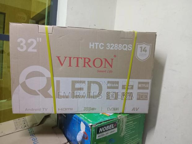 Vitron HTC3288QS 32" Inch Smart Android 14.0 QLED TV Digital TV