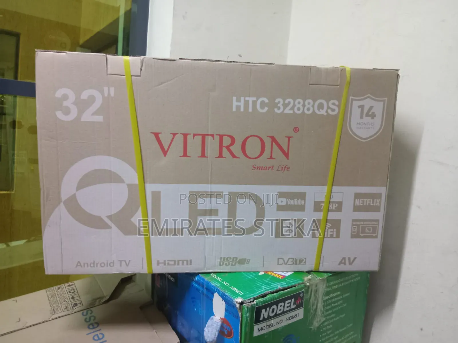 Vitron HTC3288QS 32" Inch Smart Android 14.0 QLED TV Digital TV
