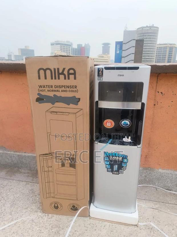 Mika Bottom Load Dispenser Black and Silver - thumbnail 2