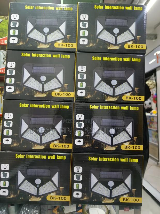 8 Pieces Brighten Your Night for Free: BK-100 Solar Wall Lamps