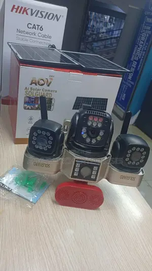 Elite AOV SOLGUARD 4-Lens 4G Solar PTZ Security System