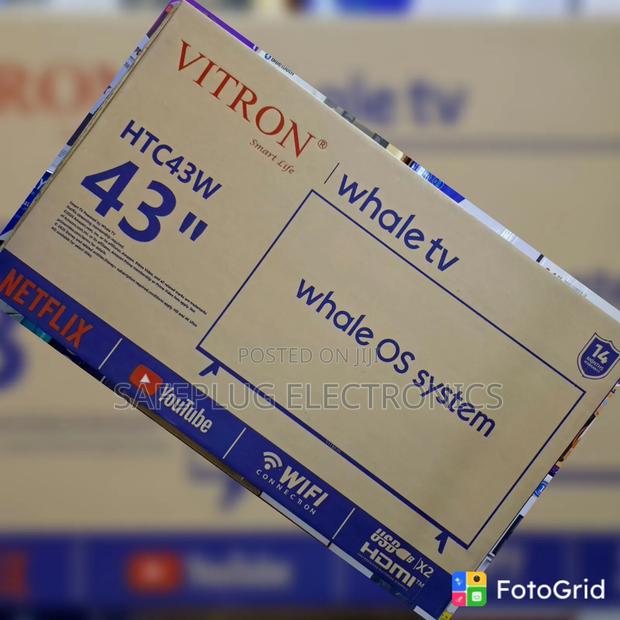 Vitron 43-Inch Smart Whale TV – Modern Smart LED Television - thumbnail 2