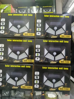 6 PCS Ultra-Bright 100 LED Solar Interaction Wall Lamp