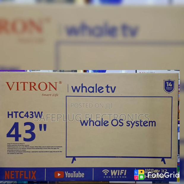 Vitron Whale 43′′ Smart TV –Affordable Large Screen Home Entertainment
