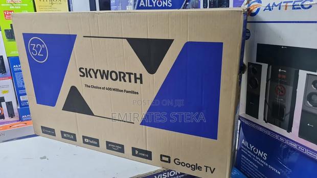Skyworth 32E3500G 32" Inches Frameless Smart Android TV Black - main view