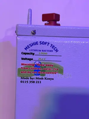 Lithium Batery 25.6v 2.5kwhrs