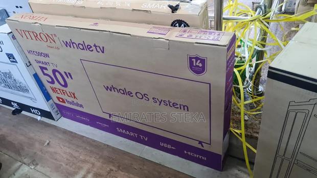 Vitron 50" Inch QLED TV HTC50QW Frameless Quad HD Smart Whale TV