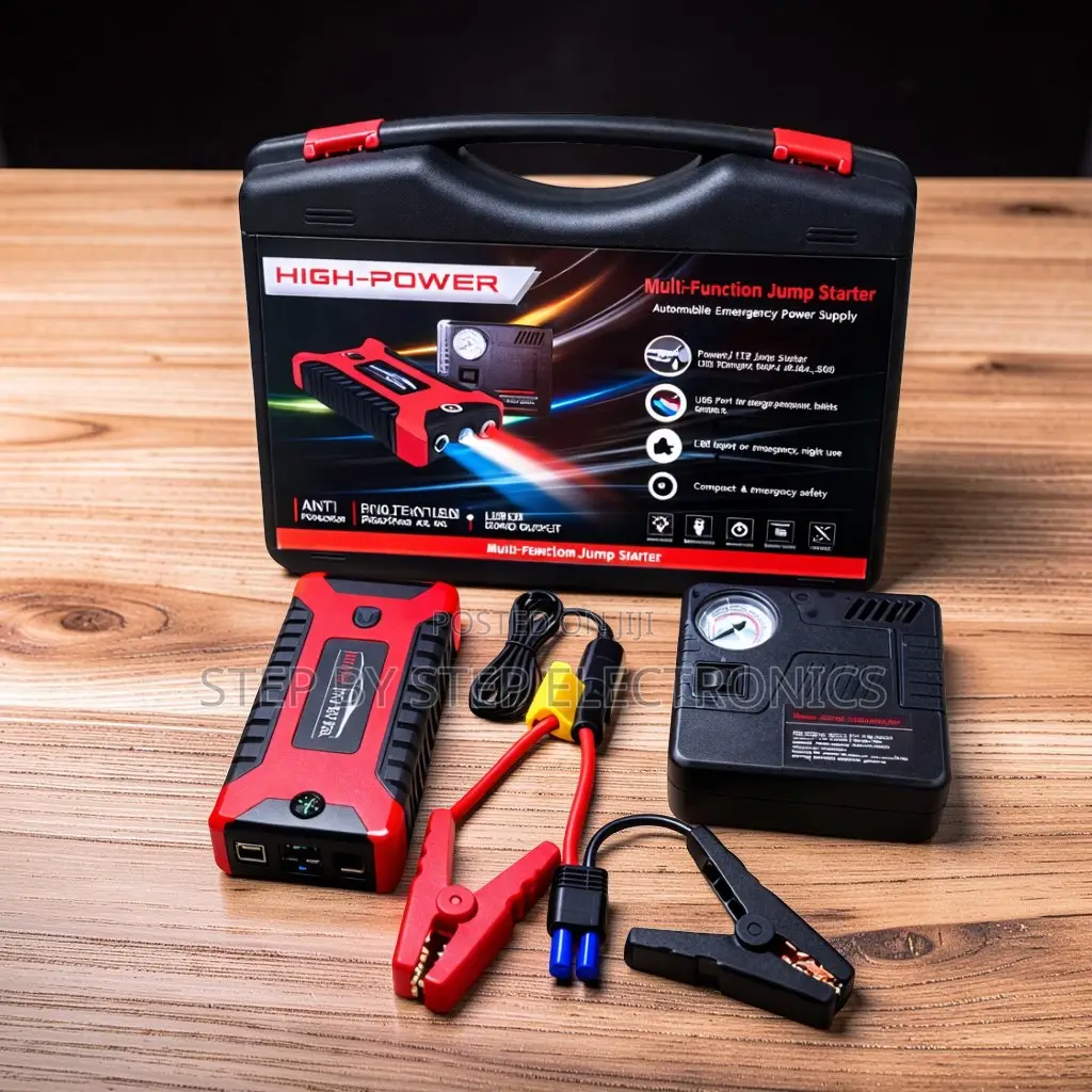 Import Prices 12V 99800mAh Car Jump Starter With Air Compressor