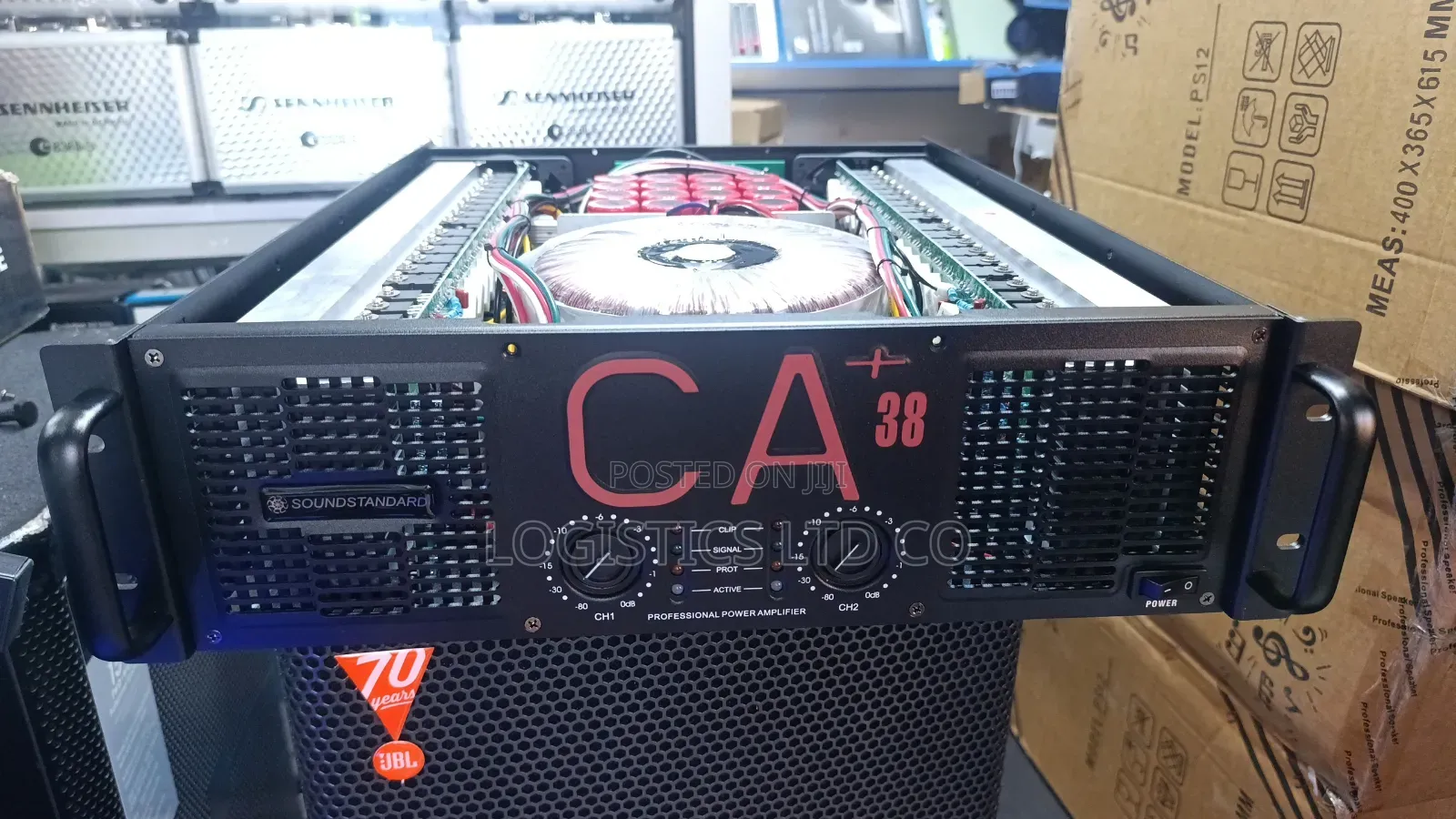 Crest Audio CA38+ High-Power Professional Power Amplifier for Subs