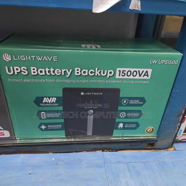 Lightwave UPS 1500VA Battery Backup – AVR Surge Protection