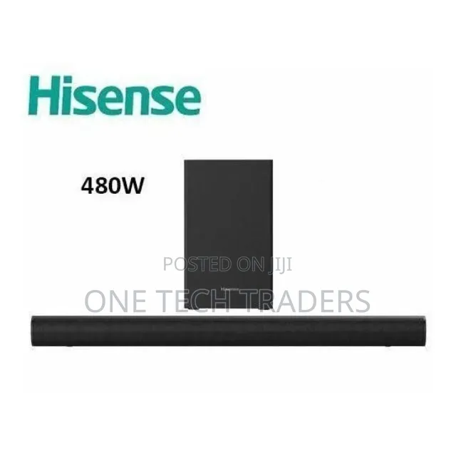 Hisense 480W, 3.1 Channel, Dolby, Wireless Soundbar