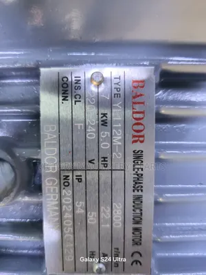 100% Copper 5hp High Speed Motor Baldor Germany 2800rpm