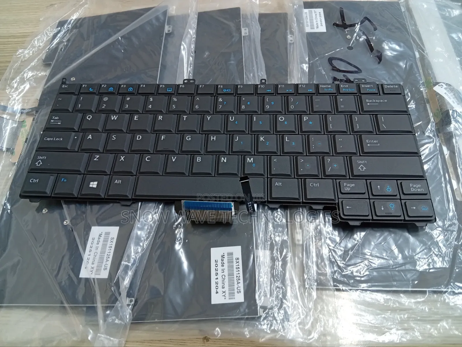 Backlit Dell E7440 US QWERTY Layout