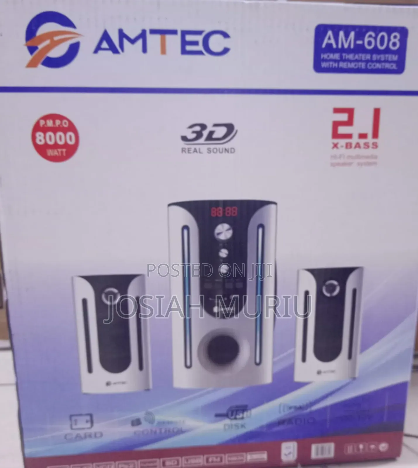 AMTEC AM-608 2.1CH Multimedia Speaker System