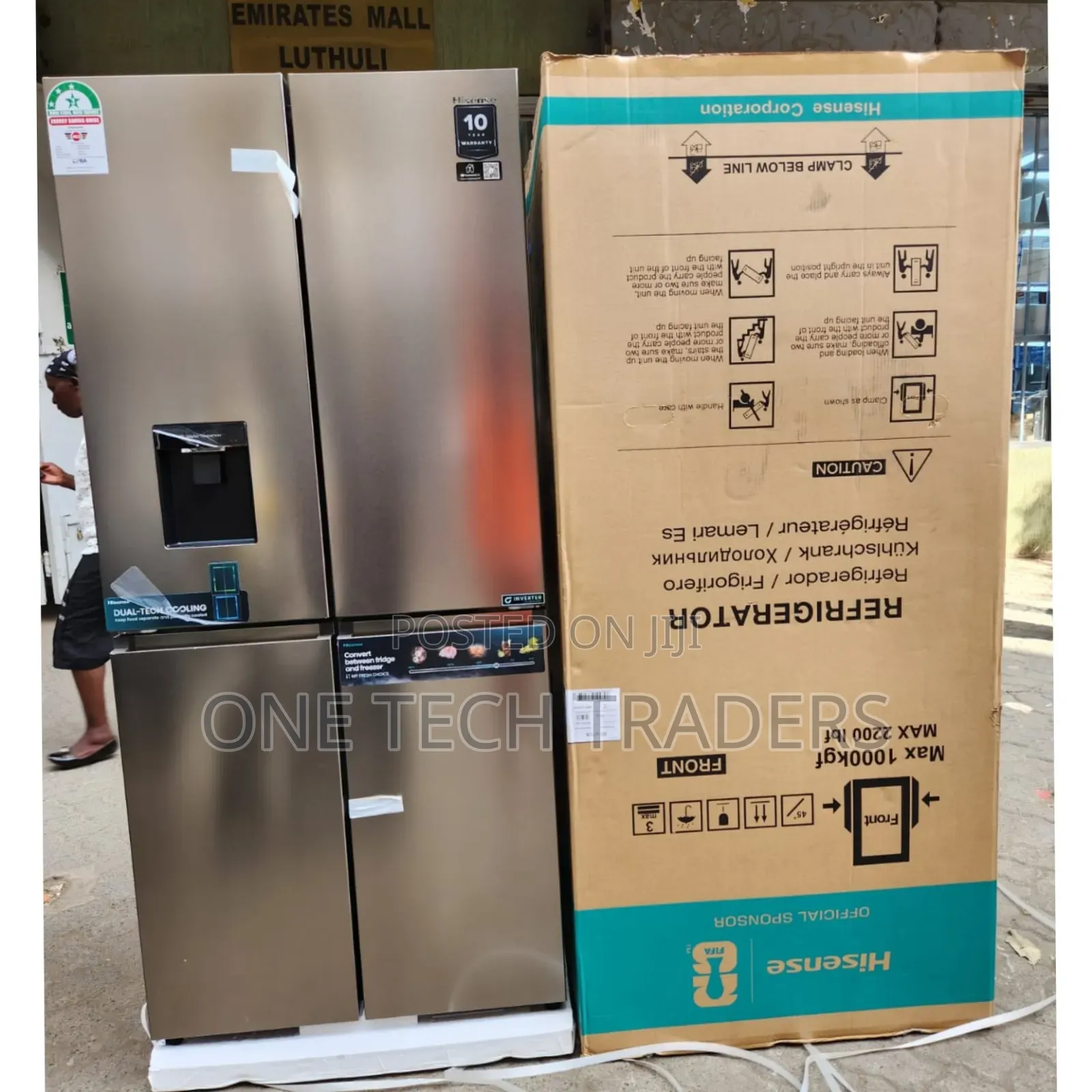 HISENSE REFRIGERATOR 470 Litres  With a Dispenser