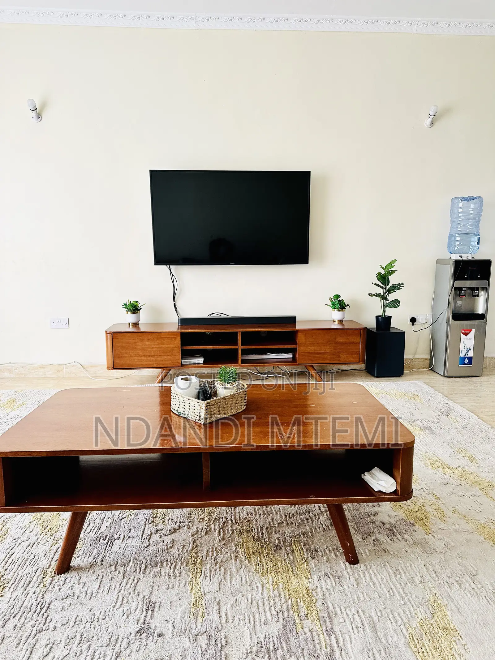 Odds Ends Hardwood TV Stand + Coffee Table