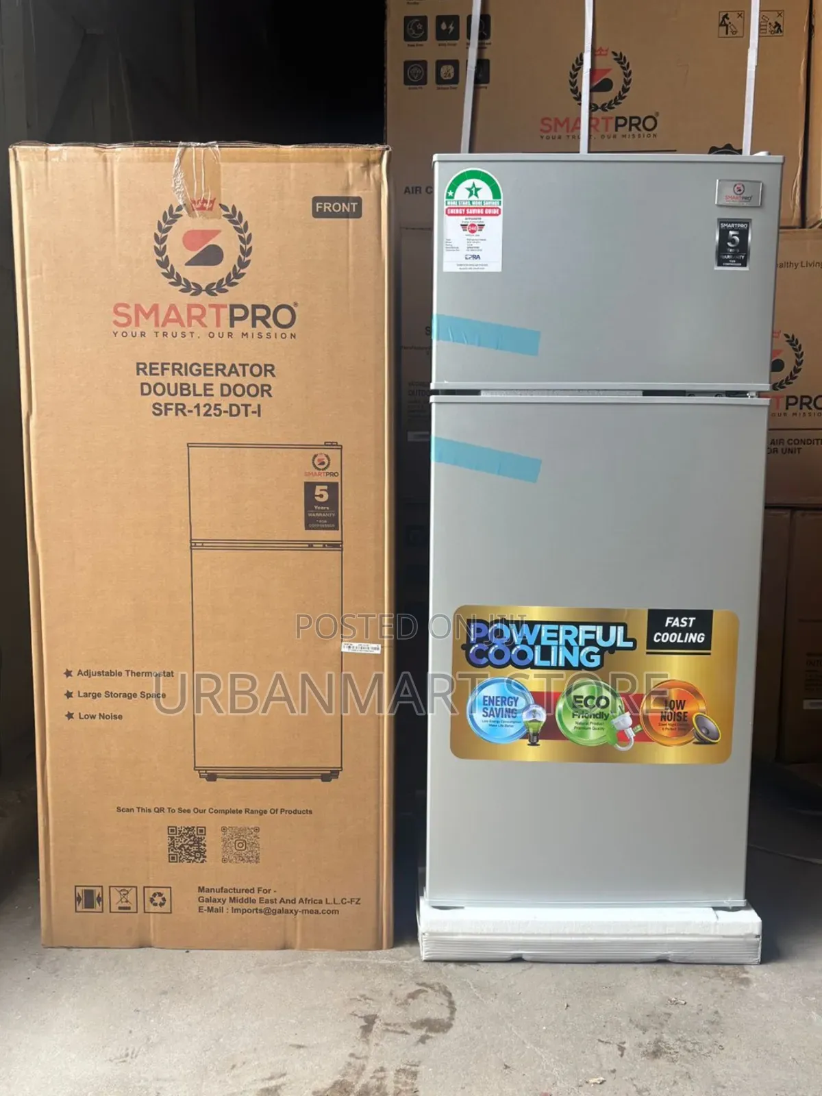 Smart Pro SFR 125-Dt-I 95 Litres Double Door Fridge