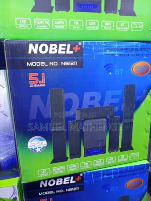 Nobel+ 5.1 Multimedia Speaker System NB1211 – Bluetooth, FM Radio,