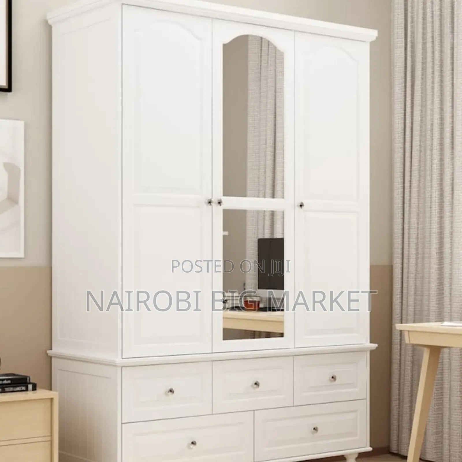 Modern Executive Assembled Wooden Wardrobe