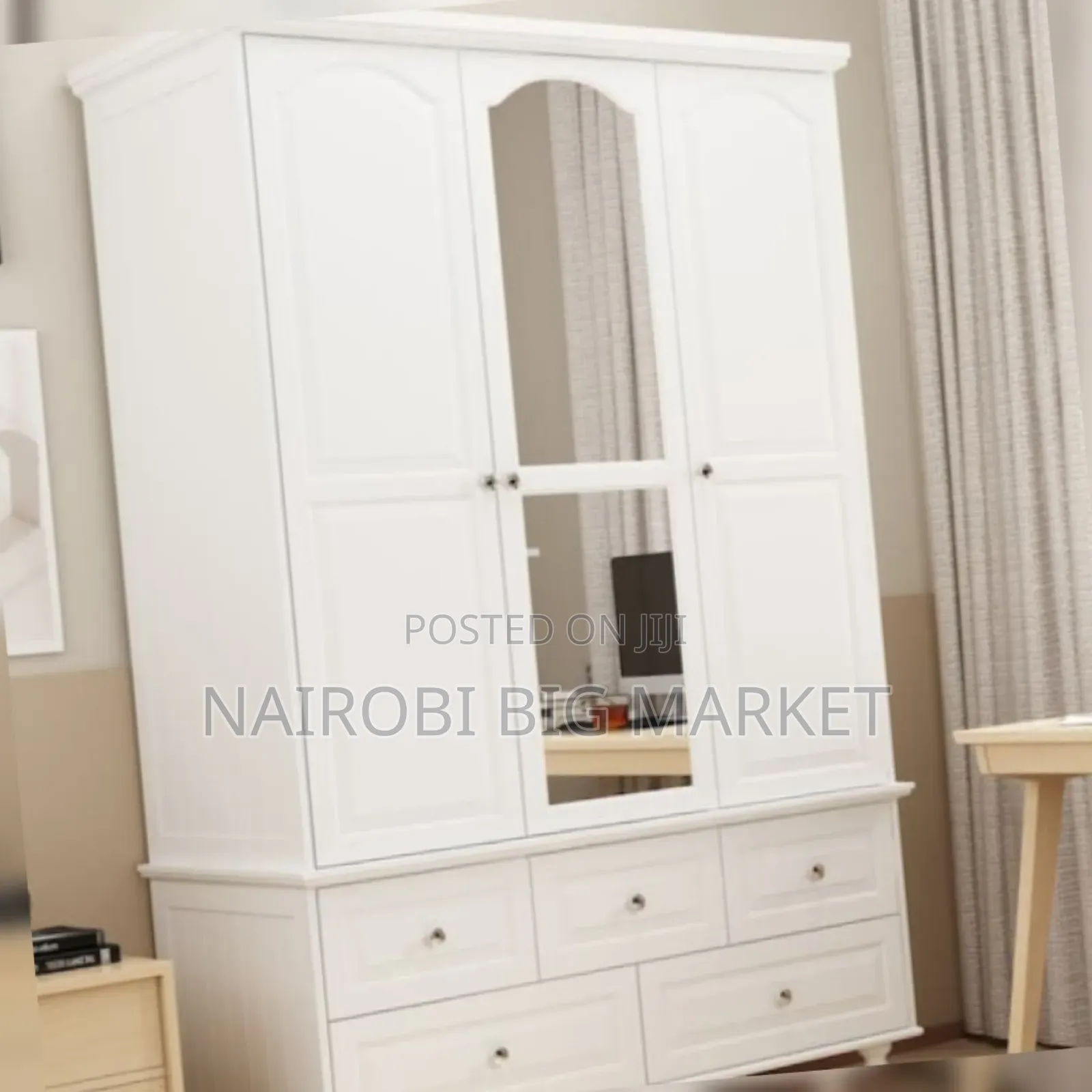 Modern Executive Assembled Wooden Wardrobe