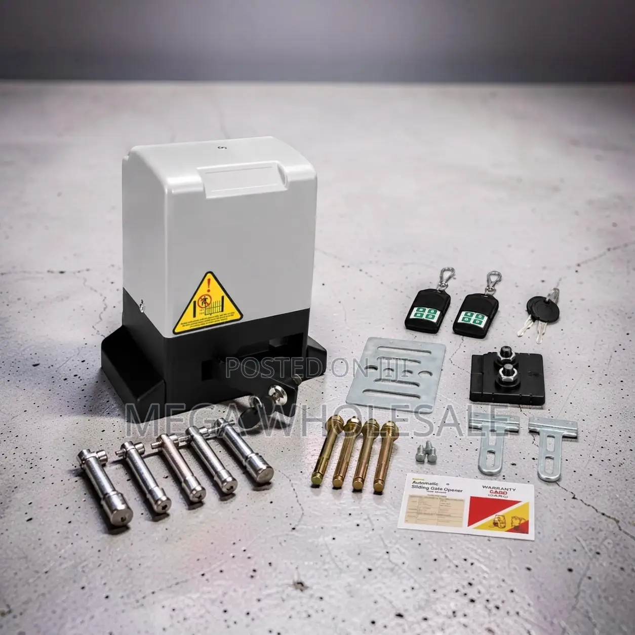 Advanced Security Automatic Sliding Gate Opener Complete Kit