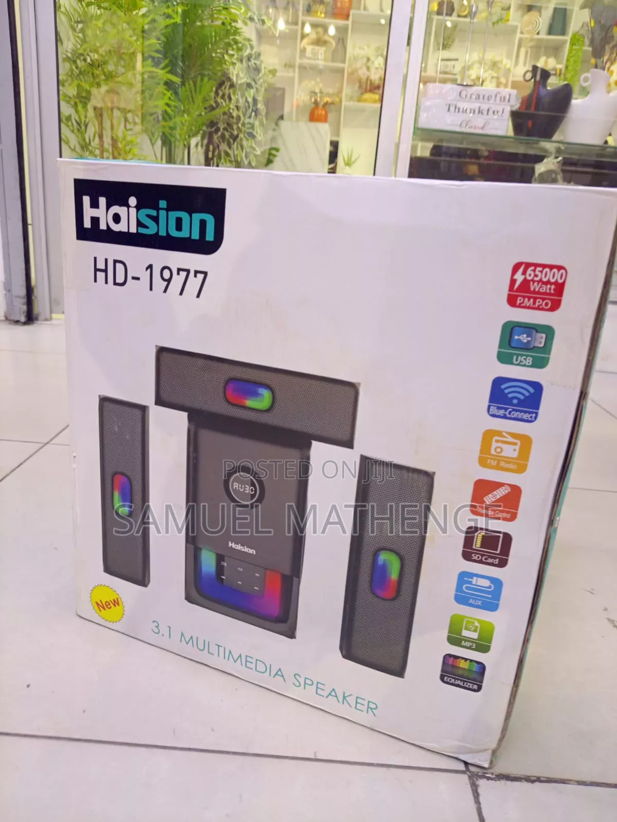 Haision HD-1977 3.1 Channel Bluetooth Speaker System