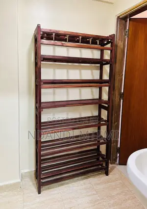 8-Tier Wooden Shoe Rack