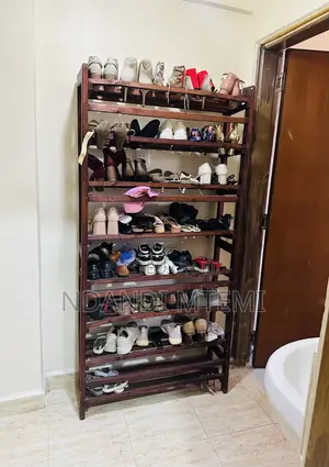 8-Tier Wooden Shoe Rack