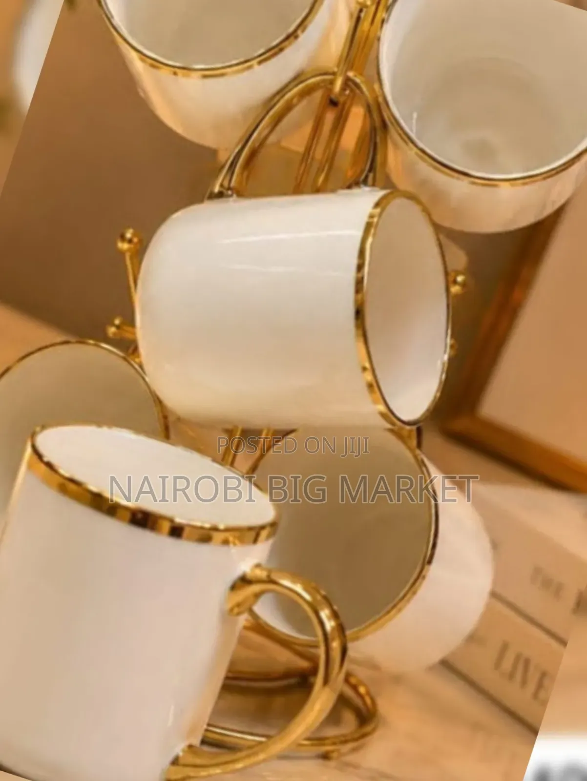 Set of 6pcs White Cups