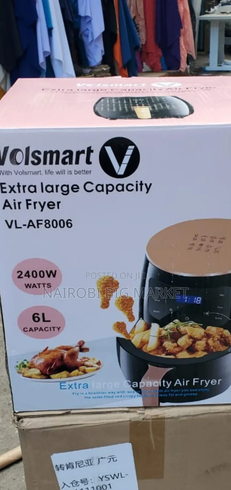 6l Volsmart Air Fryer
