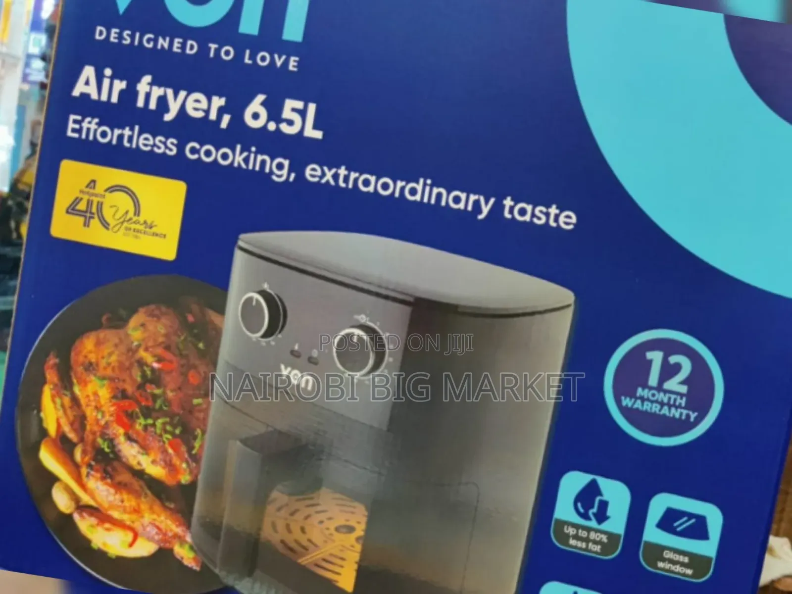 Von Manual 6.5l Air Fryer