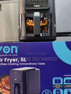 Von Digital Slim Design 5l Air Fryer
