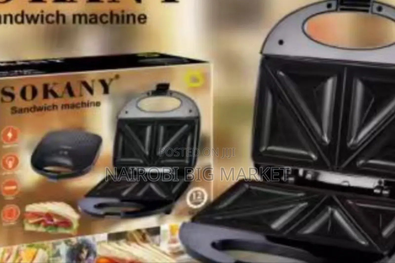 Sk-115 Sokany Sandwich Maker
