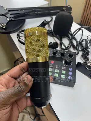 BM800 Condenser Microphone With V8s SoundCard