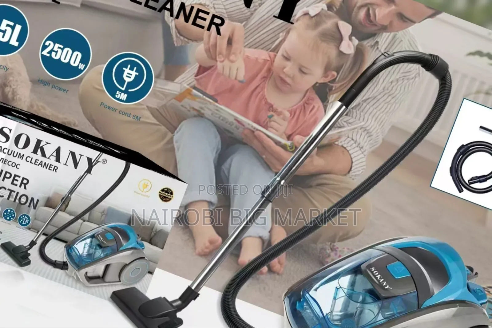 Sokany 2500w Vacuum Cleaner Canister