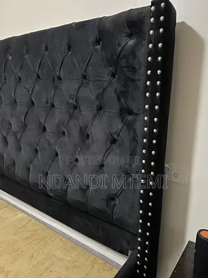 6*6 Modern Tufted Bed + Dr. Mattress + 2 Bedside Tables