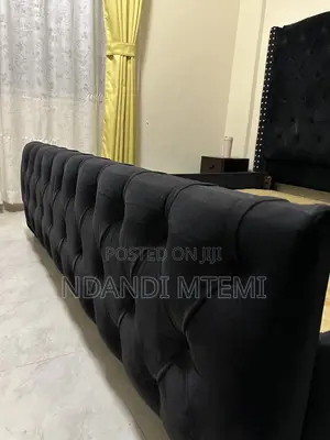6*6 Modern Tufted Bed + Dr. Mattress + 2 Bedside Tables