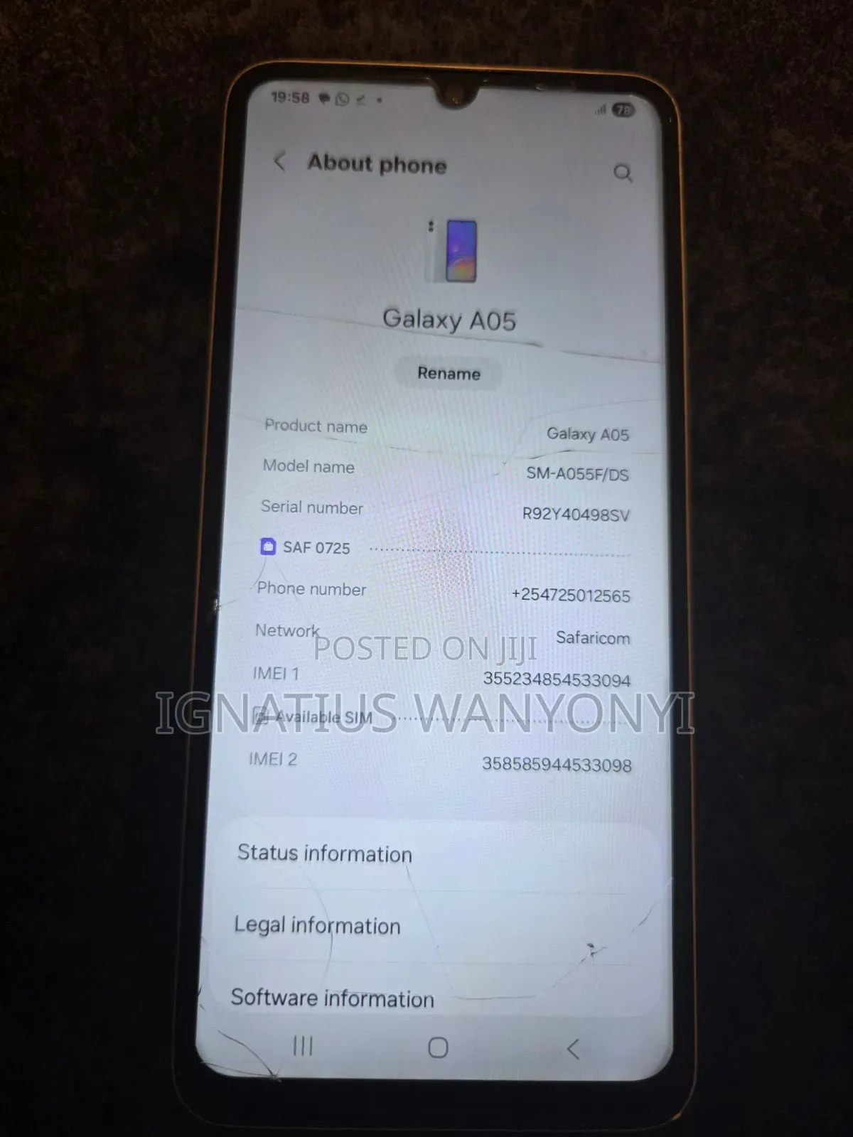 Samsung Galaxy A05 64 GB Silver