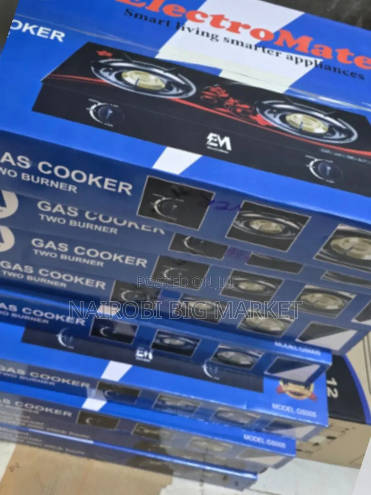 Electromate Glass Double Burner Cooker