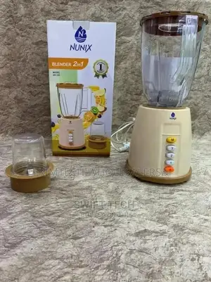 Nunix AK-100 - 2 in 1 Blender With Grinding Machine - 1.5L