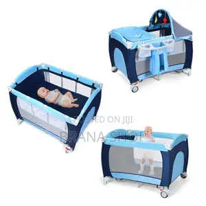 MamaKids Trend Playard Baby Travel Cot – Safe Comfortable