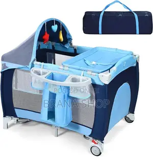 MamaKids Trend Playard Baby Travel Cot – Safe Comfortable