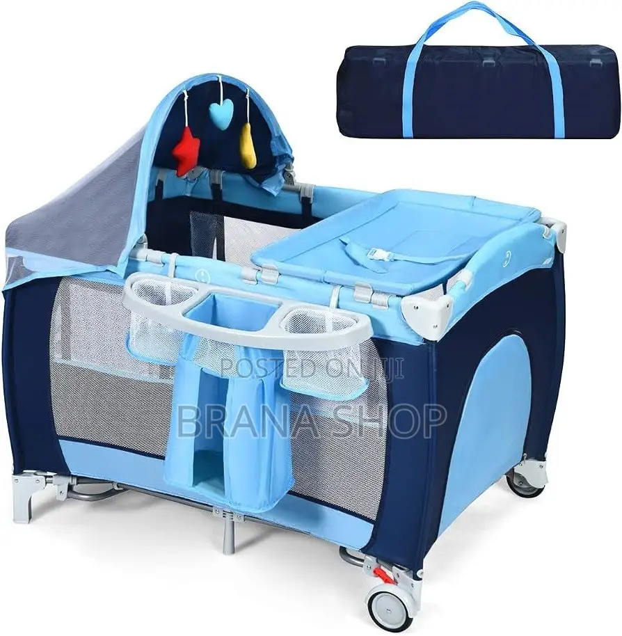 MamaKids Trend Playard Baby Travel Cot – Safe Comfortable