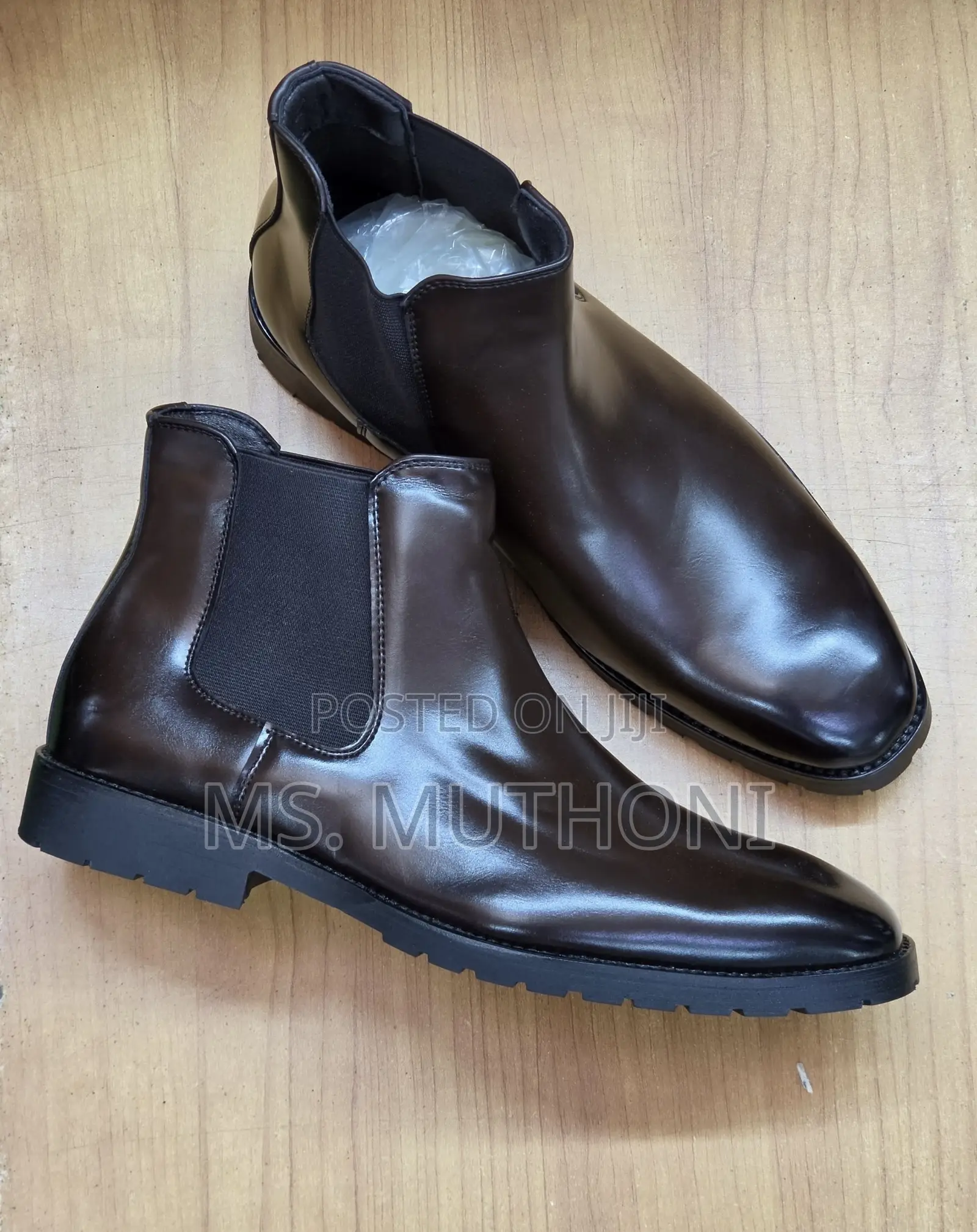 Gents Pristine Deep Brown Official Boots Size 40-45