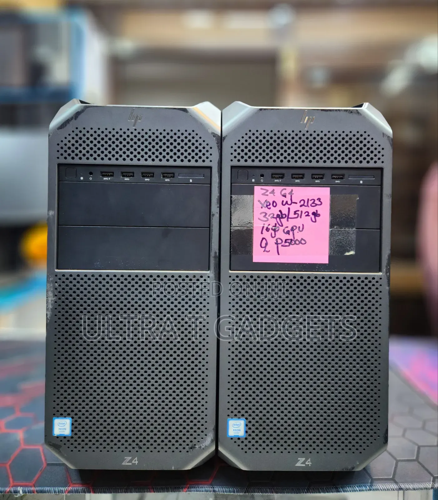 Desktop Computer HP Z4 G4 32GB Intel Xeon SSD 512GB
