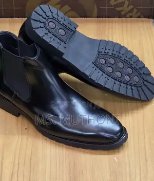 Formal / Casual Leather Slip on Boots Size 40-45